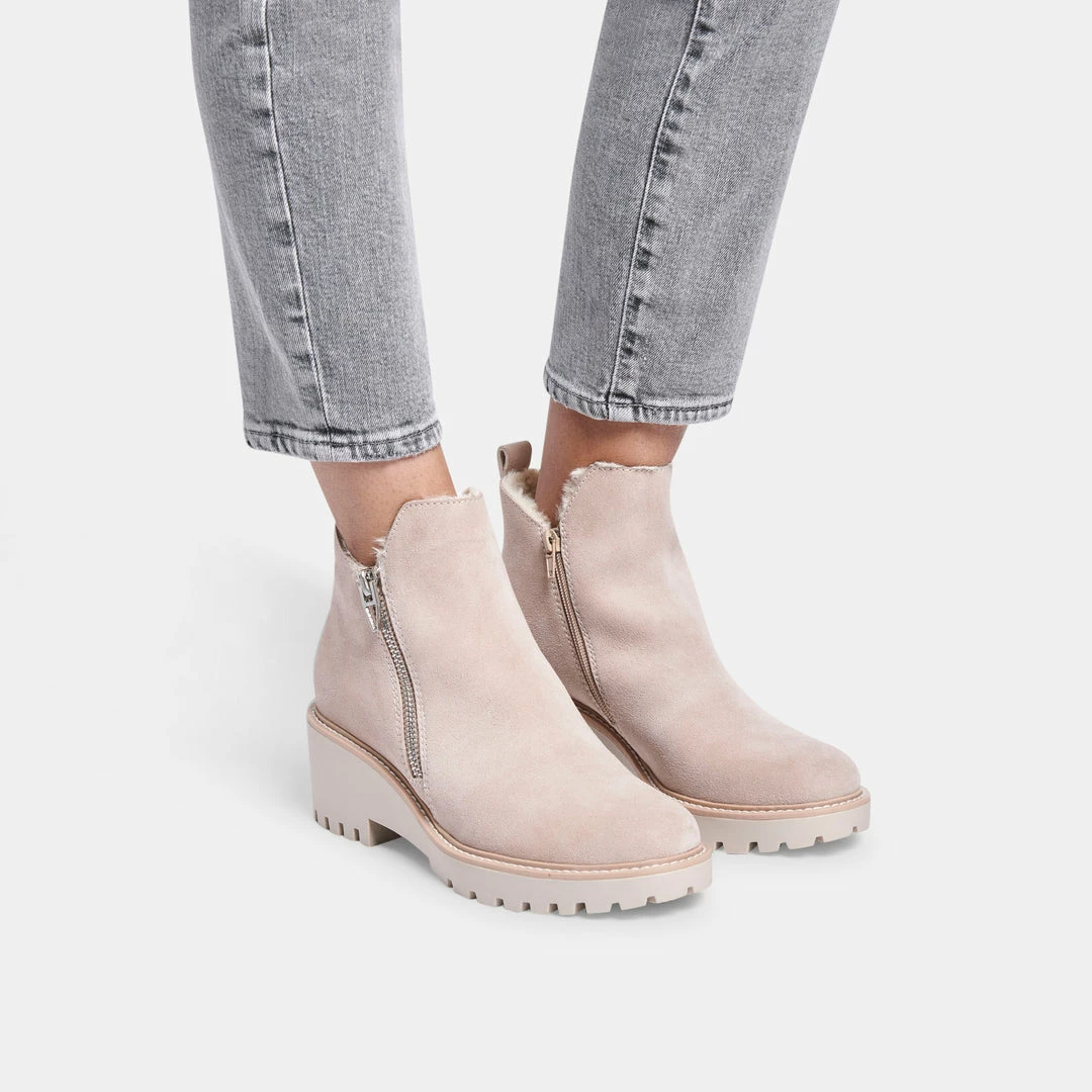 DOLCEVITA HOLLYN BOOTIES NATURAL SUEDE