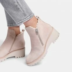 DOLCEVITA HOLLYN BOOTIES NATURAL SUEDE