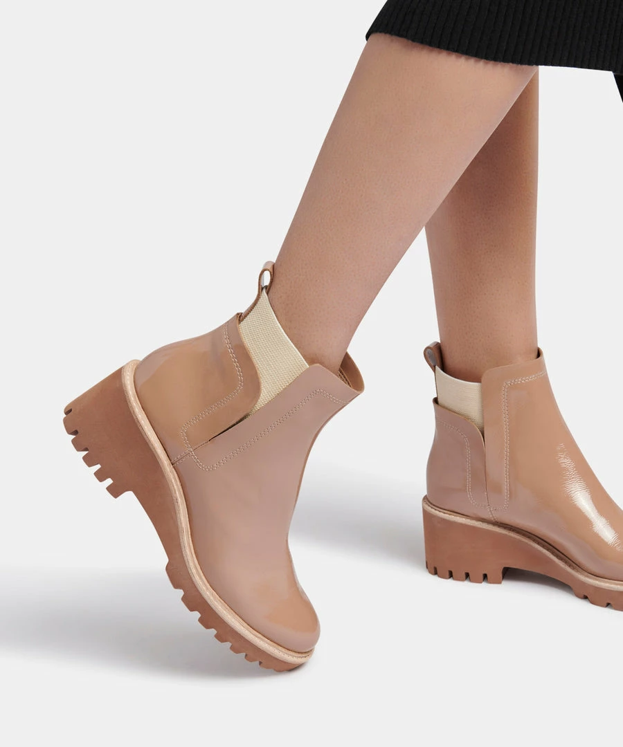 Recurate HUEY BOOTIES CAFE PATENT Re:vita