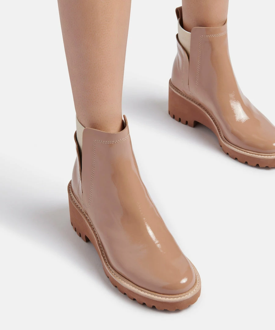 Recurate HUEY BOOTIES CAFE PATENT Re:vita