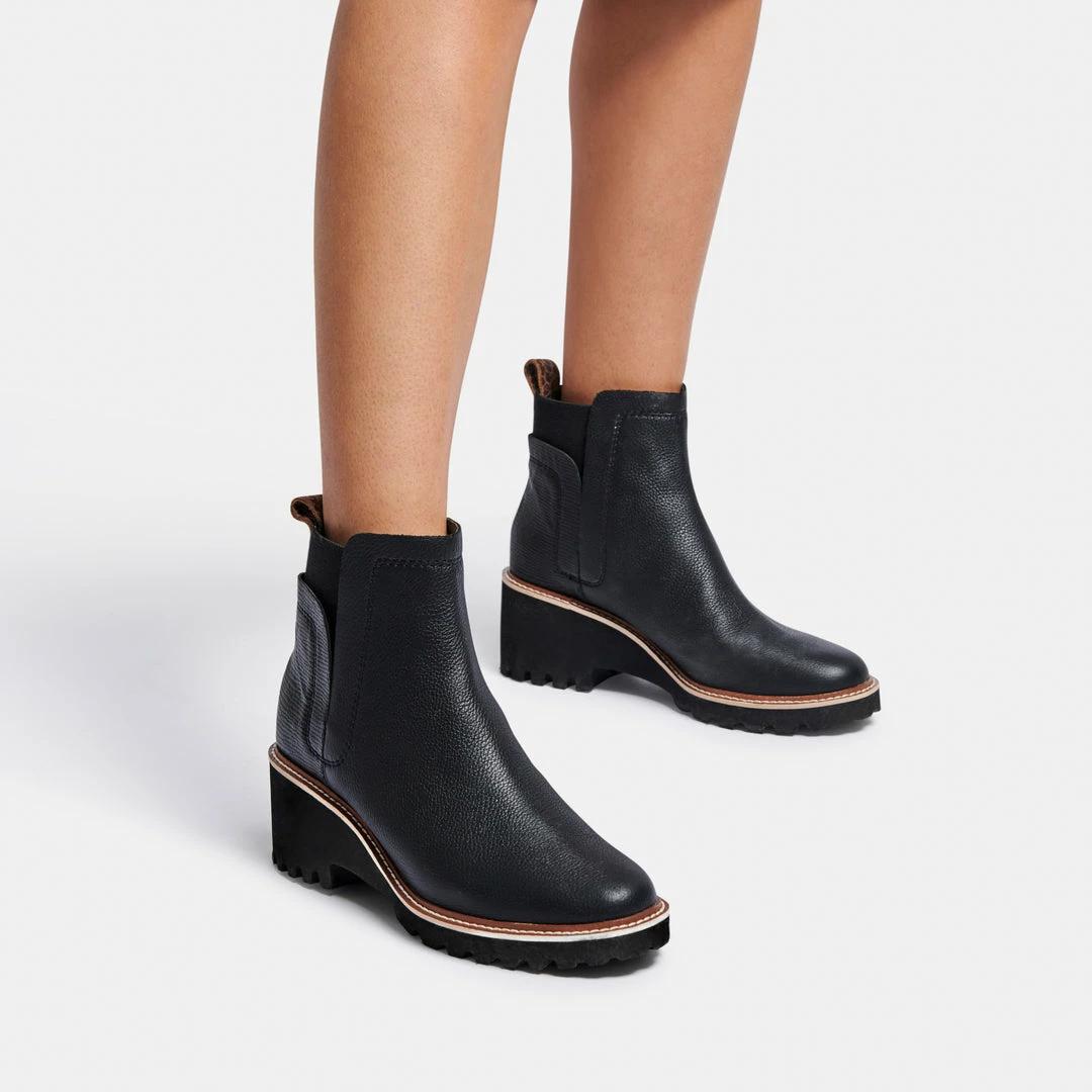 DOLCEVITA HUEY H2O BOOTS BLACK LEATHER