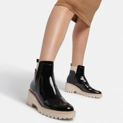 Recurate HUEY BOOTIES ONYX PATENT Re:vita