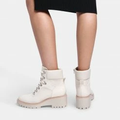 DOLCEVITA HUNTER BOOTIES IVORY CANVAS