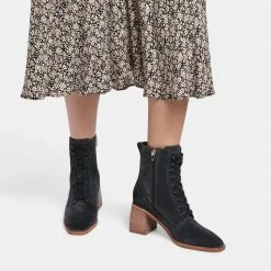 Recurate IDEN BOOTIES ANTHRACITE SUEDE Re:vita RESALE