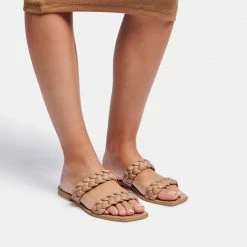 Recurate INDY WIDE SANDALS IN CAFE STELLA - Re:vita