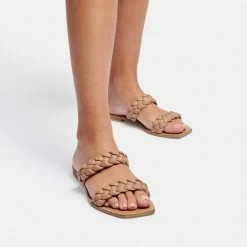 DOLCEVITA FLATS INDY WIDE SANDALS CAFE STELLA