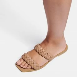 Recurate INDY WIDE SANDALS IN CAFE STELLA - Re:vita