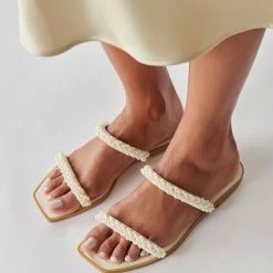 DOLCEVITA IVEE SANDALS VANILLA PEARLS