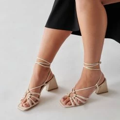 DOLCEVITA KASH SANDALS IVORY NUBUCK