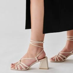 DOLCEVITA KASH SANDALS IVORY NUBUCK