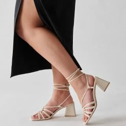 DOLCEVITA KASH SANDALS IVORY NUBUCK