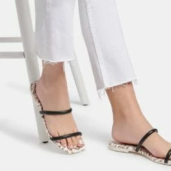 DOLCEVITA LESTER SANDALS BLACK STELLA