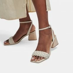 DOLCEVITA MAREN HEELS IVORY STELLA SANDALS