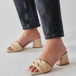 DOLCEVITA SANDALS MOLY HEELS VANILLA STELLA