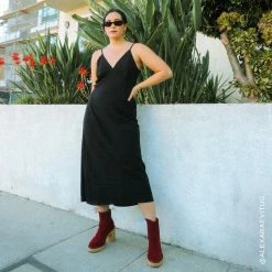 DOLCEVITA CASTER H2O BOOTIES MAROON SUEDE