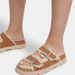 DOLCEVITA NEELO SANDALS WHISKEY NUBUCK