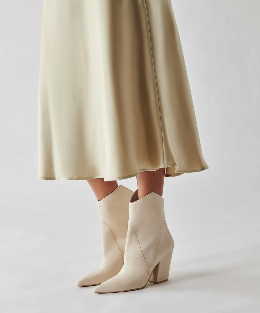 DOLCEVITA NESTLY BOOTIES IVORY LEATHER