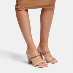 DOLCEVITA NOLES WIDE HEELS DUNE SUEDE