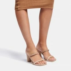 Recurate NOLES WIDE HEELS DUNE SUEDE - Re:vita