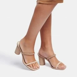 Recurate NOLES WIDE HEELS DUNE SUEDE - Re:vita