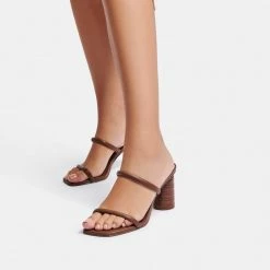 DOLCEVITA NOLES HEELS ESPRESSO STELLA SANDALS