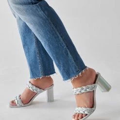 DOLCEVITA SANDALS PAILY PRIDE SILVER IRIDESCENT STELLA