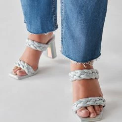 DOLCEVITA SANDALS PAILY PRIDE SILVER IRIDESCENT STELLA