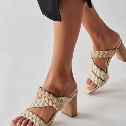 Recurate PARTHA HEELS IN IVORY MULTI STELLA - Re:vita RESALE