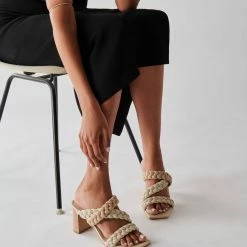 Recurate PARTHA HEELS IN IVORY MULTI STELLA - Re:vita RESALE