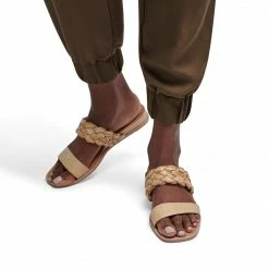 DOLCEVITA PERSEY SANDALS LT NATURAL RAFFIA