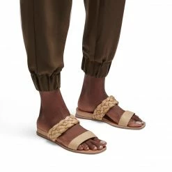 DOLCEVITA PERSEY SANDALS LT NATURAL RAFFIA