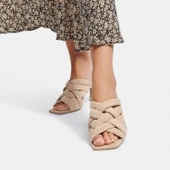 DOLCEVITA SANDALS POIRA HEELS DUNE SUEDE