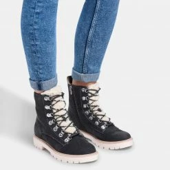 DOLCEVITA PUCK BOOTIES ANTHRACITE SUEDE