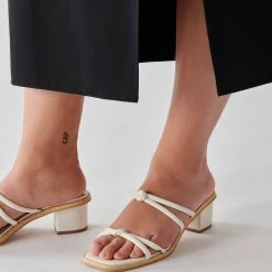 DOLCEVITA RUBIN HEELS WHITE STELLA SANDALS