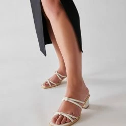 DOLCEVITA RUBIN HEELS WHITE STELLA SANDALS