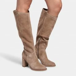 DOLCEVITA SARIE BOOTS TRUFFLE SUEDE