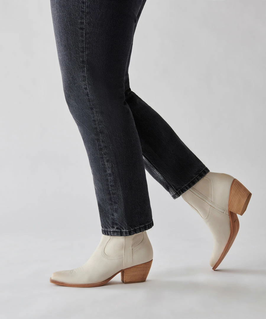 DOLCEVITA SILMA BOOTIES IVORY NUBUCK