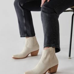 DOLCEVITA SILMA BOOTIES IVORY NUBUCK