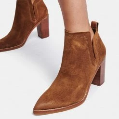 DOLCEVITA SIRANO BOOTIES DK BROWN SUEDE