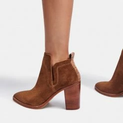 DOLCEVITA SIRANO BOOTIES DK BROWN SUEDE