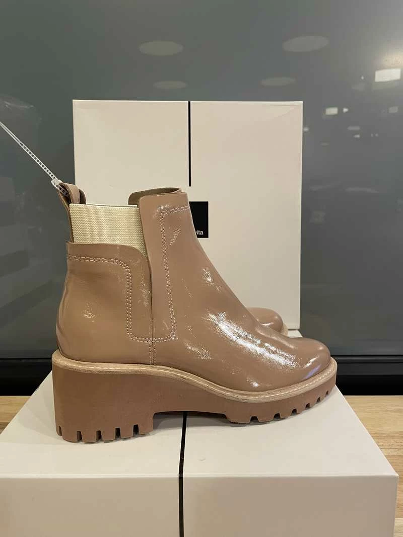 Recurate HUEY BOOTIES CAFE PATENT Re:vita