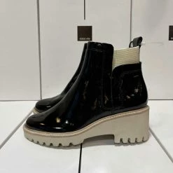 Recurate HUEY BOOTIES ONYX PATENT Re:vita