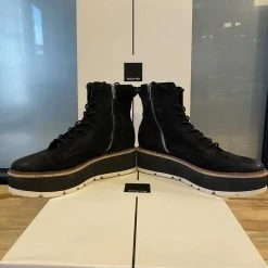 Recurate RESALE TIG BOOTS BLACK NUBUCK Re:vita
