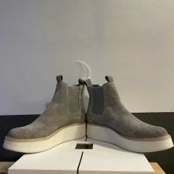 Recurate ARLETE BOOTIES CHARCOAL SUEDE Re:vita