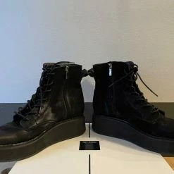 Recurate ADYSON BOOTIES BLACK NUBUCK Re:vita