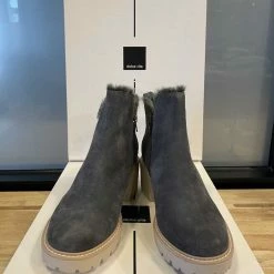 Recurate AVENA BOOTS ANTHRACITE SUEDE Re:vita