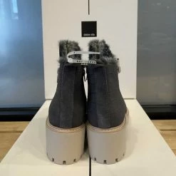 Recurate AVENA BOOTS ANTHRACITE SUEDE Re:vita