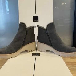 Recurate AVENA BOOTS ANTHRACITE SUEDE Re:vita