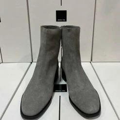 Recurate LAYTON BOOTIES CHARCOAL SUEDE Re:vita RESALE