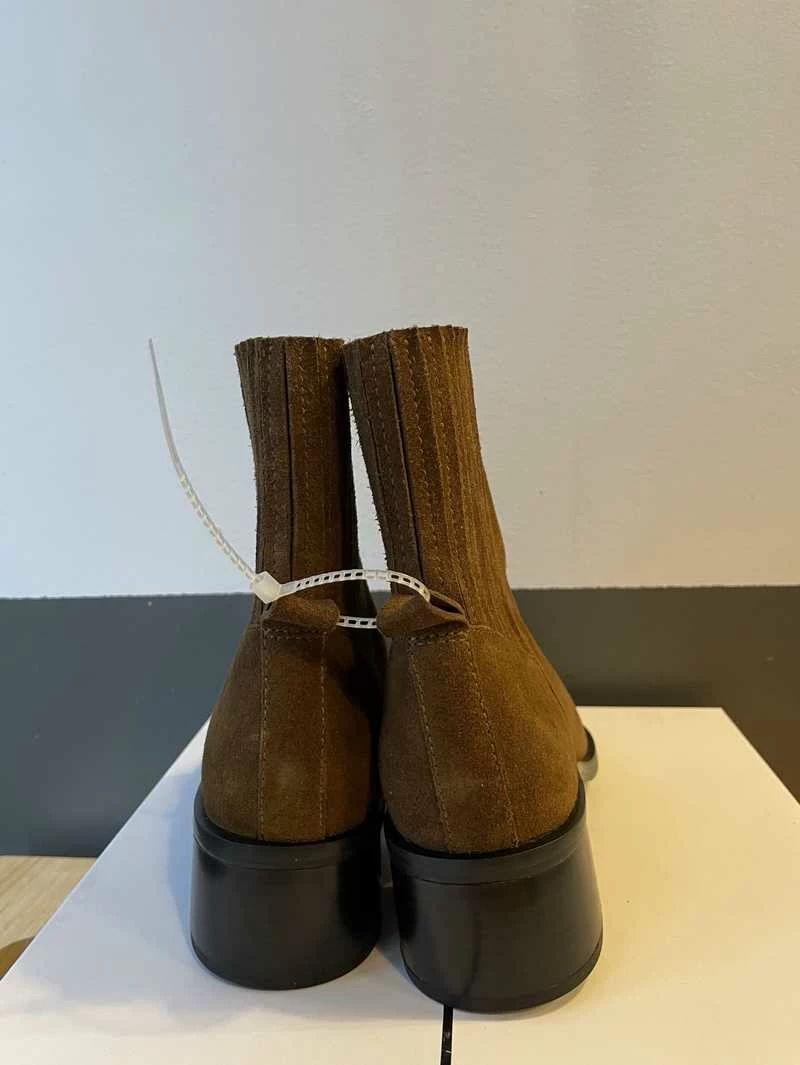 Recurate RESALE LAYTON BOOTIES DK BROWN SUEDE Re:vita